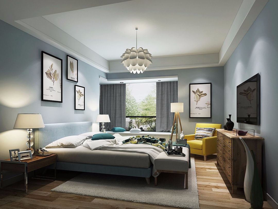 北欧风格,浅色系木地板