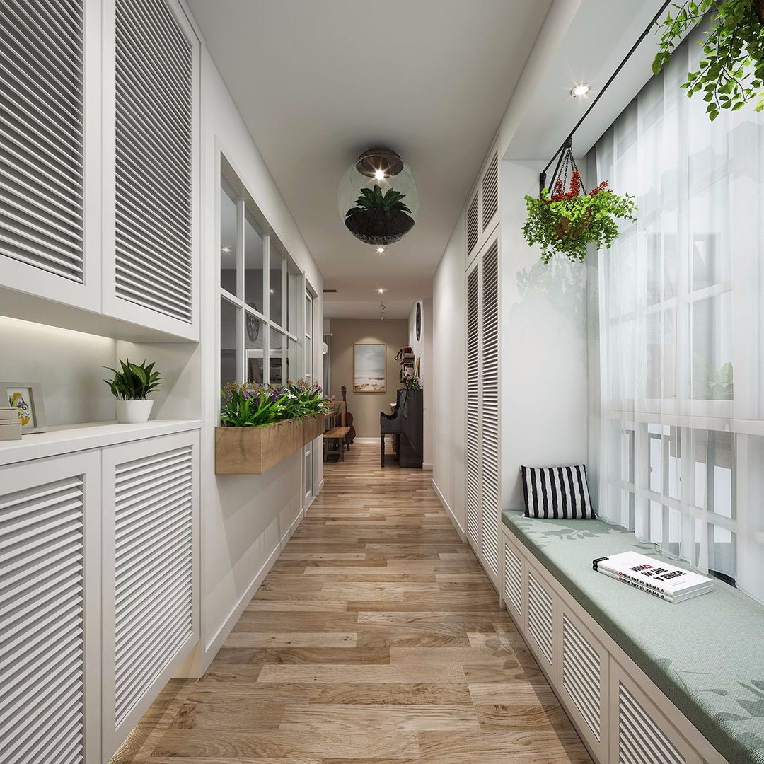 北欧风格,浅色系木地板