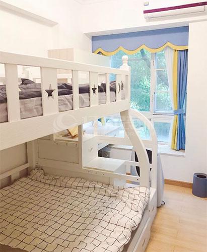 儿童房卧室装修效果图上下床的设计实用又美观